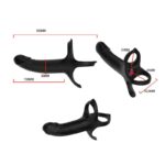 Dildo para Penetración Doble con Vibración