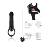 Dildo para Penetración Doble con Vibración