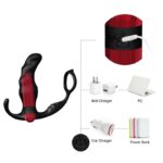 Masajeador Prostática y Plug Anal 2 en 1 con Vibración