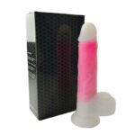 Dildo Doble Capa con Vibración, Thrusting y Calor