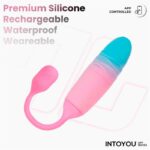 NexEgg Motion Huevo Vibrador con Thrusting App Rosa/Turquesa