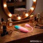 NexEgg Motion Huevo Vibrador con Thrusting App Rosa/Turquesa