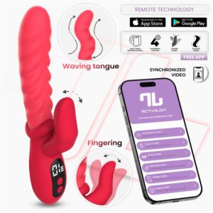 Tingly Vibrador con Finger y Movimiento Waving con APP 3 Ethan Vibrador Masaje 360º para el Punto G y Cabezales Intercambiables - Erotiks | Tienda erótica online