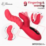 Tingly Vibrador con Finger y Movimiento Waving con APP