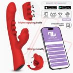 Trixy Vibrador con Tapping y Biting con App
