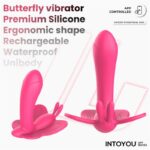 Wingy Estimulador Mariposa con APP Peach Red