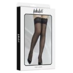 Posy Medias con Tiras de Silicona Negras Talla Única