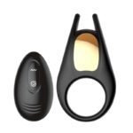 Keylo Anillo para el Pene con Control Remoto y Luces Led USB Silicona