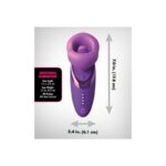 Estimulador con Lengua, Succión y Vibración Pleasure Sucker
