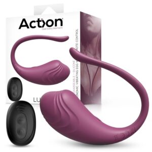 Luvia Huevo Vibrador con Control Remoto USB Púrpura