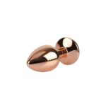Rose Gold Gem Plug Anal con Joya en la Base Talla S