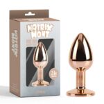 Rose Gold Gem Plug Anal con Joya en la Base Talla S