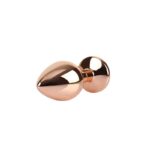 Rose Gold Gem Plug Anal con Joya en la Base Talla M