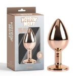 Rose Gold Gem Plug Anal con Joya en la Base Talla M