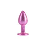 Nebula Pink Gem Plug Anal con Joya en la Base Talla S