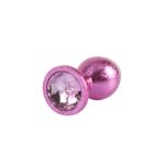 Nebula Pink Gem Plug Anal con Joya en la Base Talla M