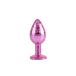 Nebula Pink Gem Plug Anal con Joya en la Base Talla M