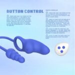 Dally Plug Anal con Anillo con Vibracion