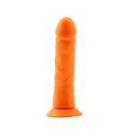 Steven.R Dildo Silicona Liquida Naranja 22.5cm