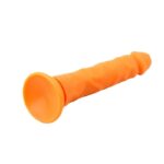 Steven.R Dildo Silicona Liquida Naranja 22.5cm