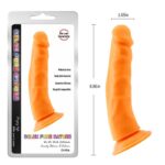 Steven.R Dildo Silicona Liquida Naranja 22.5cm