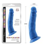 Steven.R Dildo Silicona Líquida Azul 22.5cm