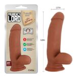 Pruriency Dildo Dual Density Bronceado 17.5cm