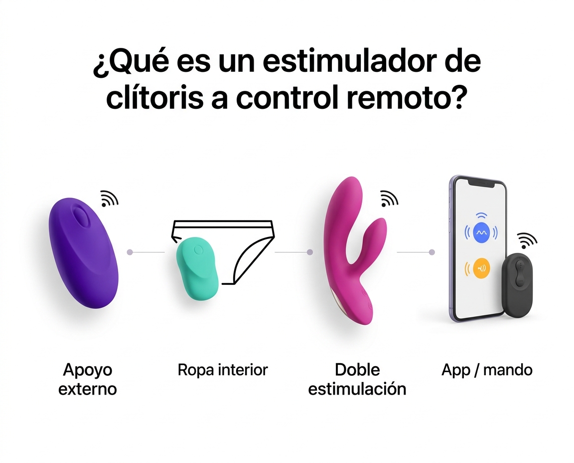 Estimuladores de clítoris a control remoto: placer discreto en cualquier lugar 2 - Erotiks | Tienda erótica online