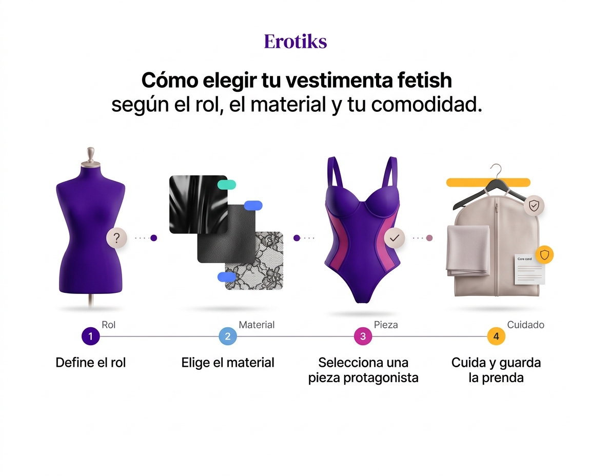 Vestimenta fetish: látex, cuero y lencería para tus juegos de rol más osados 5 - Erotiks | Tienda erótica online