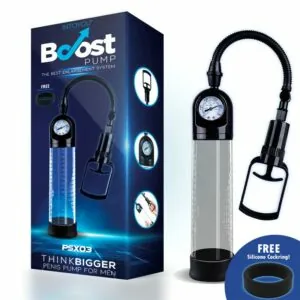Bomba Manual con Medidor para el Pene PSX03 Transparente 7 Pump Worx Succionador y Vagina para Principiantes Beginners - Erotiks | Tienda erótica online
