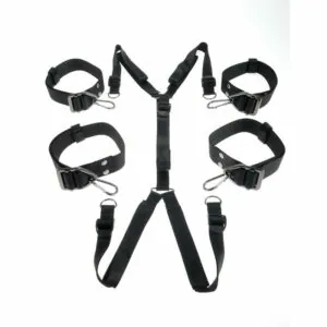 COMMAND by Sir Richards Correas Bondage para Cama 10 Fusta de Metal Dorado 45 cm - Erotiks | Tienda erótica online