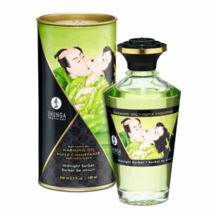 Shunga Aceite de Masaje Efecto Calor Aroma Sorbete de Medianoche 9 Shunga Aceite de Masaje de Efecto Calor Aroma a Frambuesa - Erotiks | Tienda erótica online