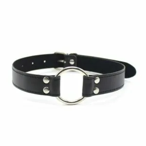 Mordaza con Aro de Metal Aro: 5 cm 3 Fusta de Metal Dorado 45 cm - Erotiks | Tienda erótica online